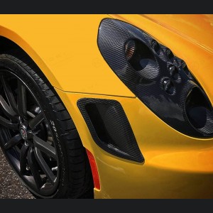 Alfa Romeo 4C Front Bumper Air Vent Trim Kit - Carbon Fiber - Launch Edition